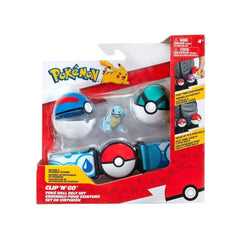 Nessiworld POK 95283-Q Pokemon Clip 'n' Go Pokeball Belt and Figure Set