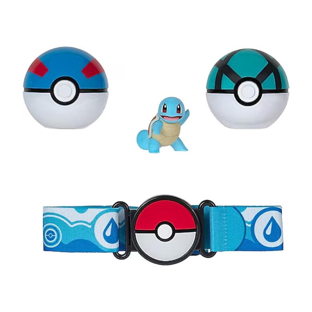 Nessiworld POK 95283-Q Pokemon Clip 'n' Go Pokeball Belt and Figure Set