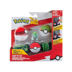 Nessiworld POK 95283-Q Pokemon Clip 'n' Go Pokeball Belt and Figure Set