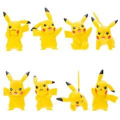 Coffret de 8 figurines Pokémon Battle de Nessiworld, Pikachu