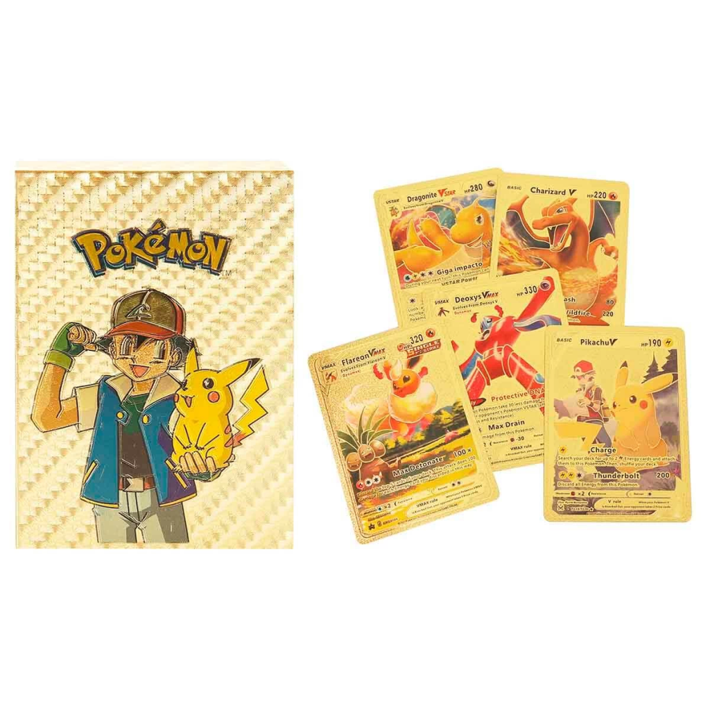 Nessiworld Pokemon Starter Kartları Gold 55'li Paket