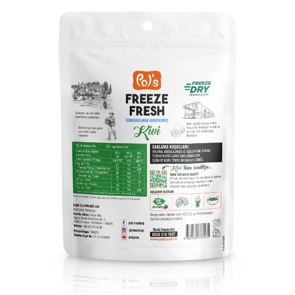 Nessiworld Pol's Freeze Fresh Freeze Dried Kiwi 20g