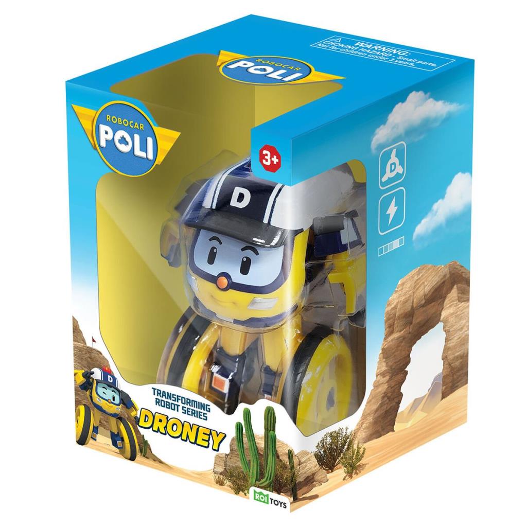 Nessiworld POLI MRT-0656 Robocar Transforming Robot Figür Droney -Necotoys