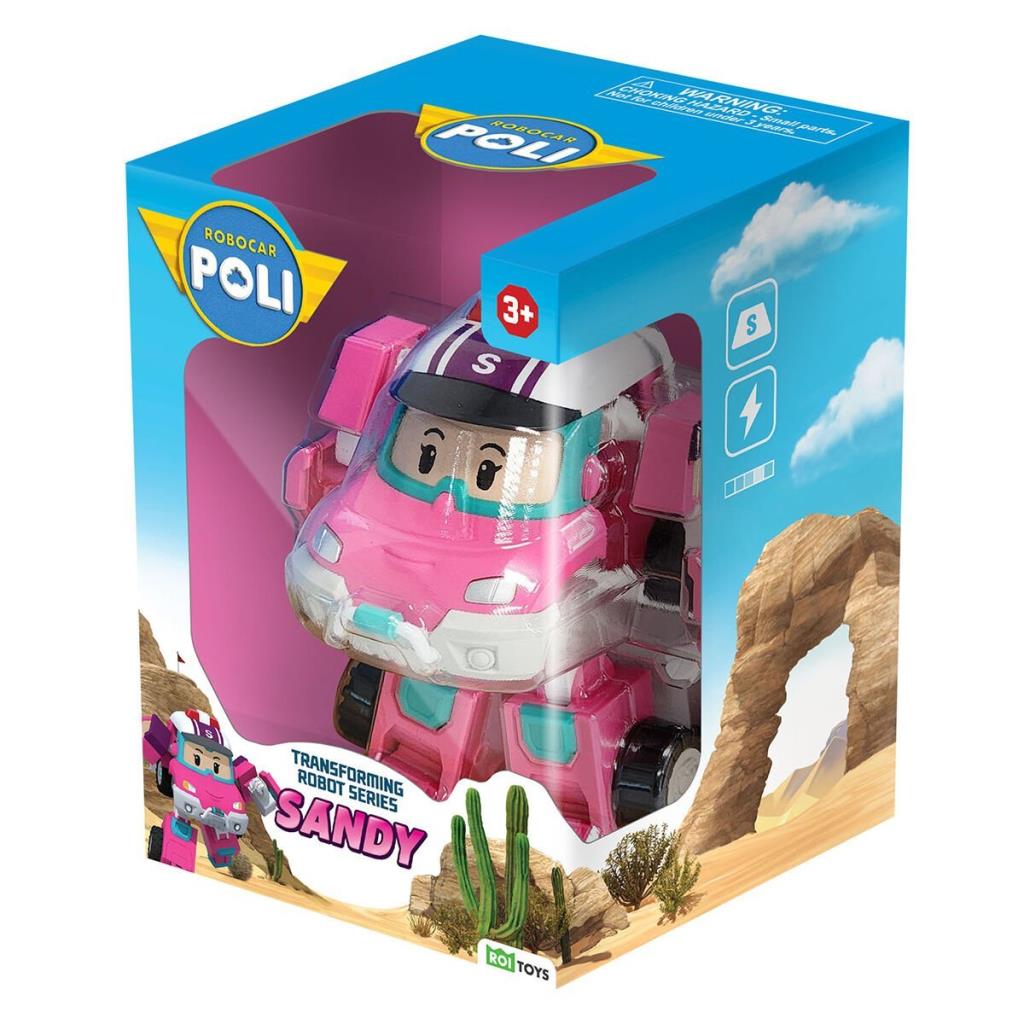 Nessiworld POLI MRT-0657 Robocar Transforming Robot Figure Sandy