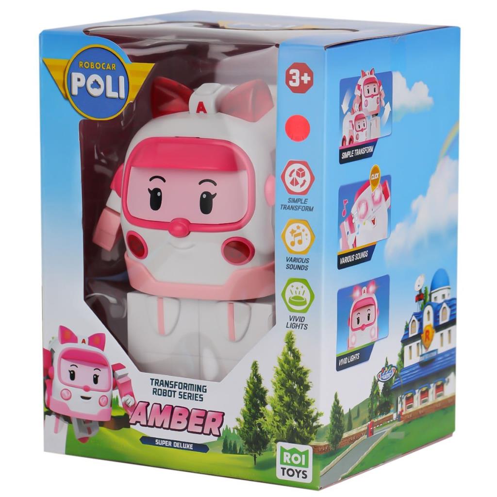 Nessiworld POLI MRT-687 ROBOCAR POLİ BÜYÜK TRANSFORMİNG ROBOT AMBER SESLİ VE IŞIKLI
