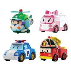 Nessiworld POLI MRT-760 Robocar Poli Mini Town Rescue Vehicles Set of 4