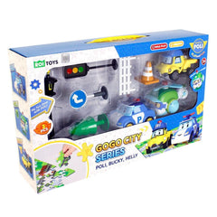 Nessiworld POLI-ZR-912 Robocar Poli Gogo City Seri Poli Burky Helly Oyun Seti