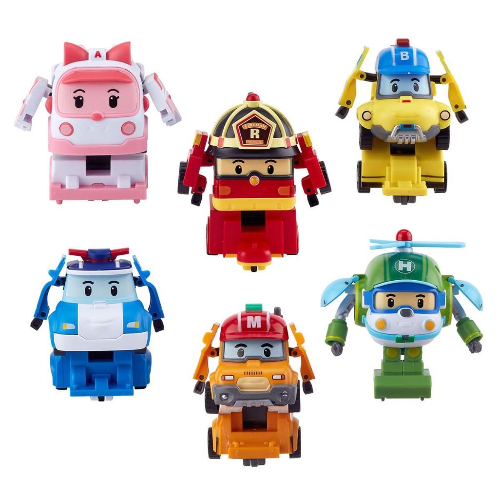 Nessiworld POLI ZR-915 Robocar Poli Quick Transforming Mini Rescue Deluxe Set