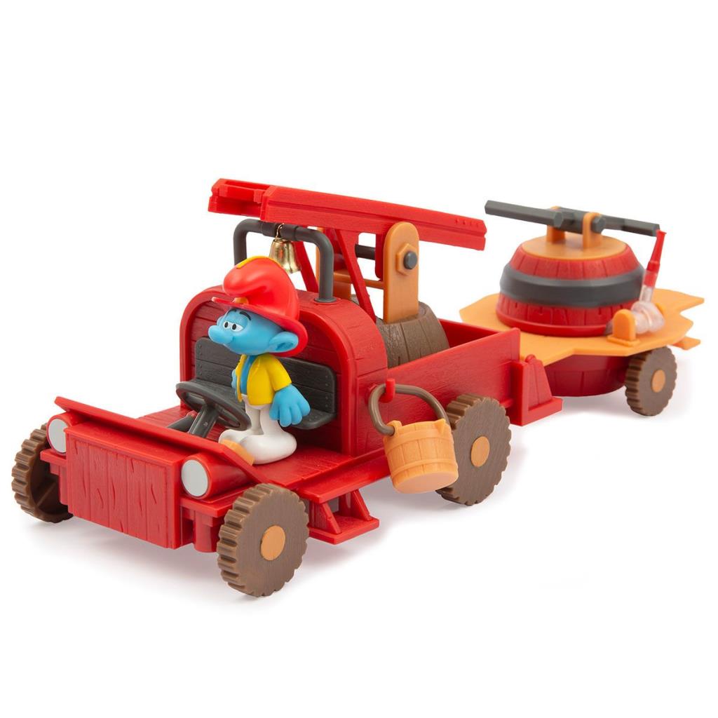 Nessiworld PUF26000 Smurfs Fire Truck
