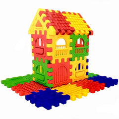 Nessiworld Puzzle City 3D Building and Design Blocks 128 Pieces