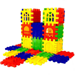 Nessiworld Puzzle City 3D Building and Design Blocks 128 Pieces
