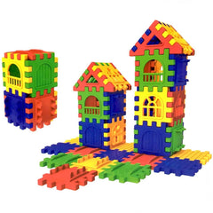 Nessiworld Puzzle City 3D Building and Design Blocks 64 Pieces