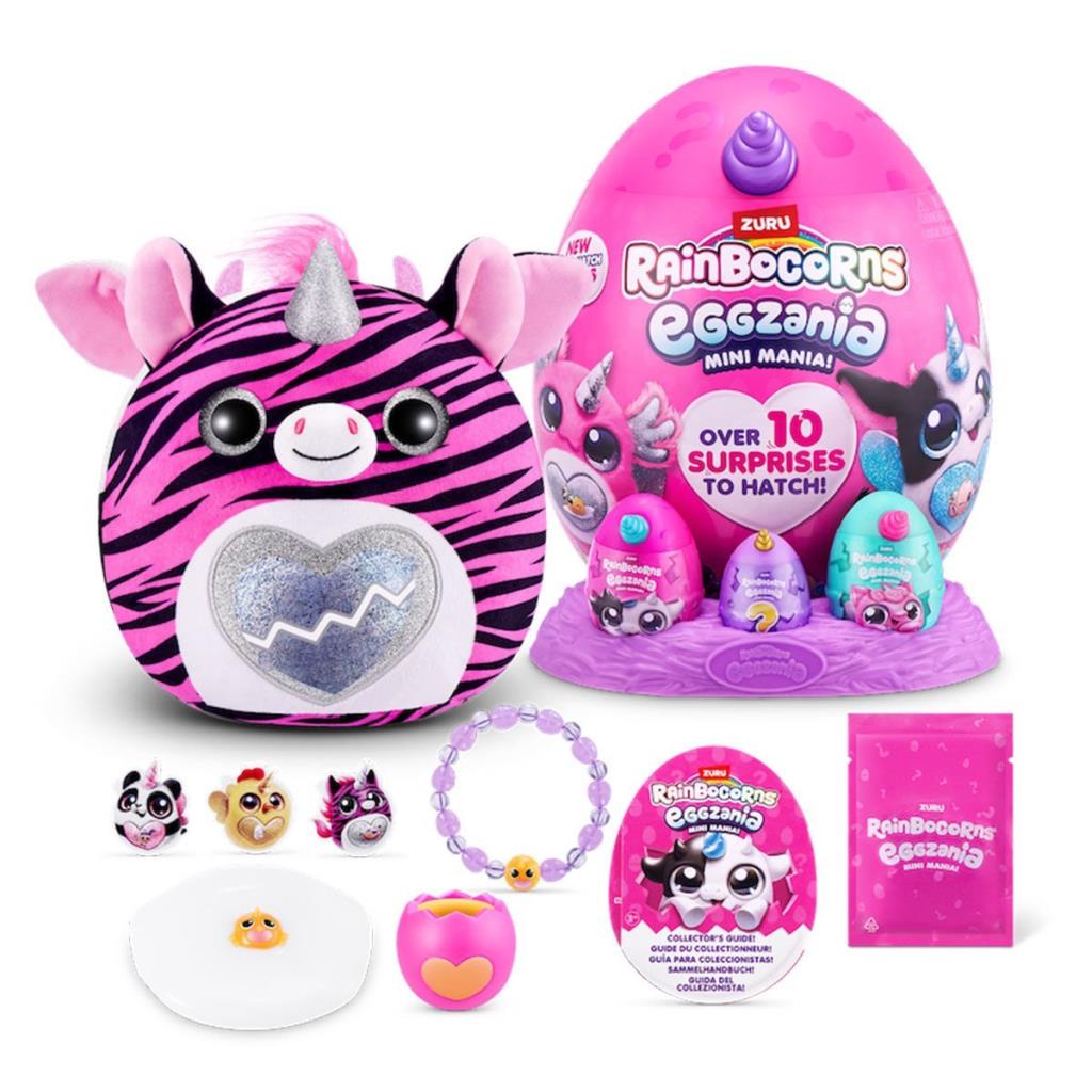 Nessiworld RAR26000 Rainbocorn Eggzania Surprise Plush 9296