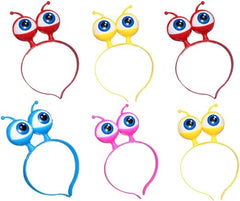 Nessiworld Colorful 3 Different Functions Led Lighted Alien Eye Crown 1 Piece 18x12 cm