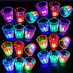 Nessiworld Colorful Led Shining Fiber Optic Glow Light Cup 5.5 x 5.5 cm