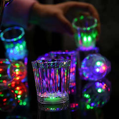 Nessiworld Colorful Led Shining Fiber Optic Glow Light Cup 5.5 x 5.5 cm
