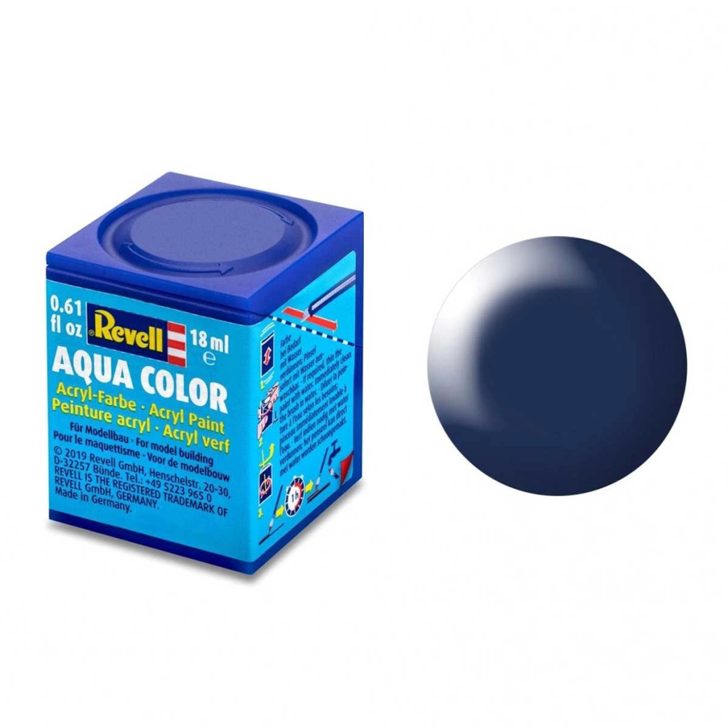 NessiWorld Revell 350 - Aqua Color Dark Blue - Silk Paint - 18 ml