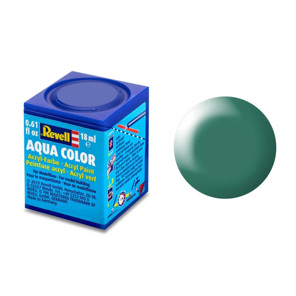 NessiWorld Revell 365 - Aqua Color Patina Green Silk - Acrylic Paint - 18 ml