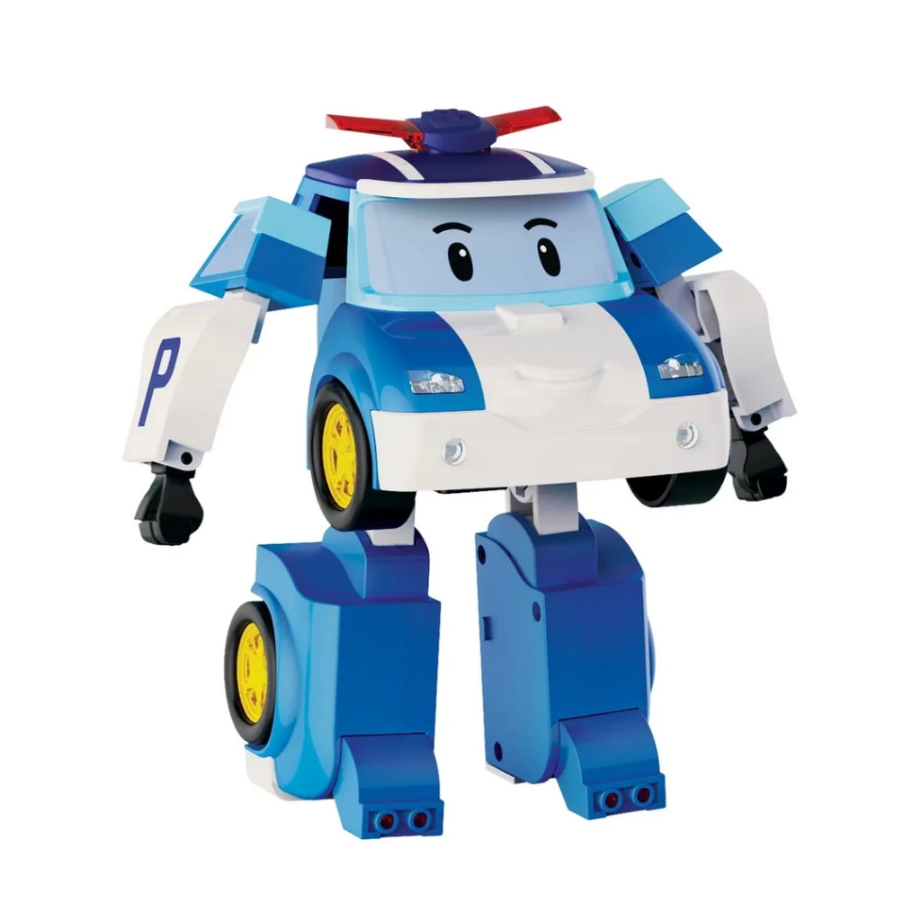 Nessiworld Robocar Poli, grand robot transformable avec voix