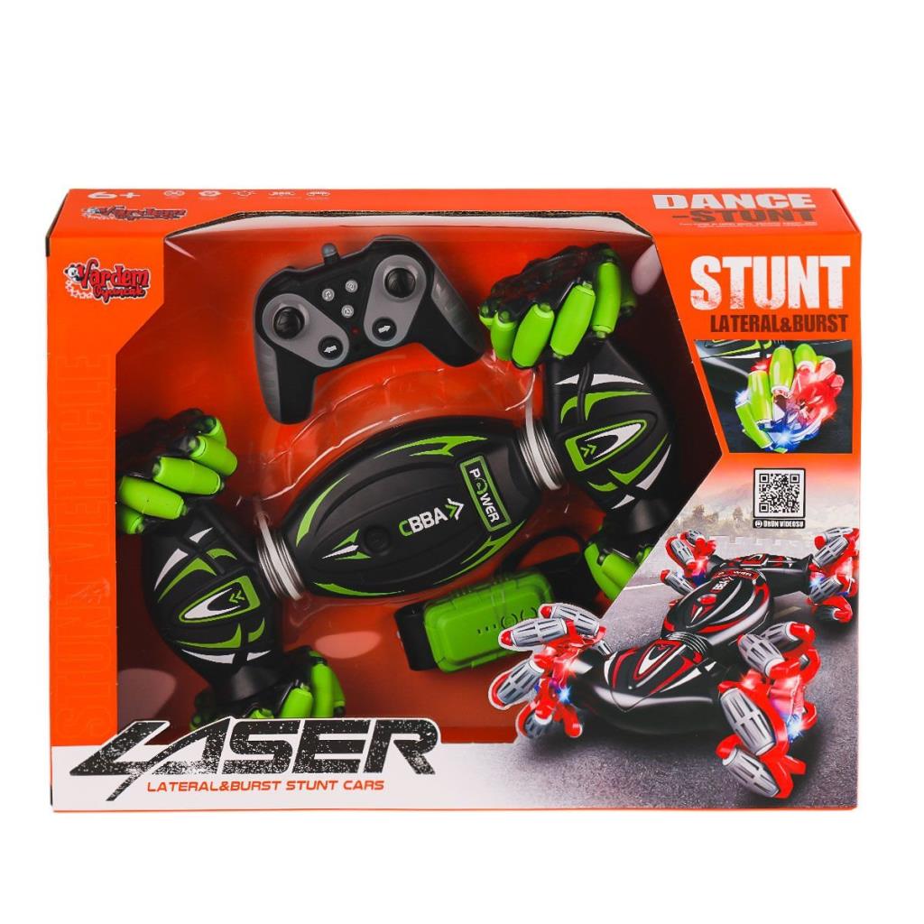 Nessiworld RQ3034-1 Remote Controlled Wrist Light Music Stunt Car - Vardem Toys