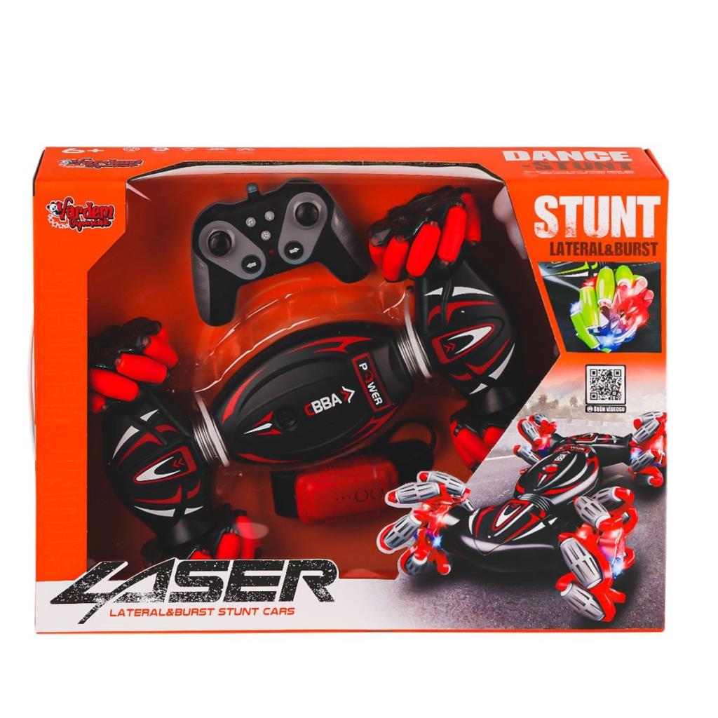 Nessiworld RQ3034-1 Remote Controlled Wrist Light Music Stunt Car - Vardem Toys