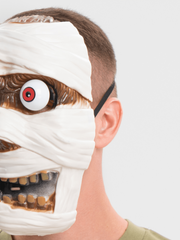 Nessiworld Mummy Mask with Swinging Spring and Movable Eyes