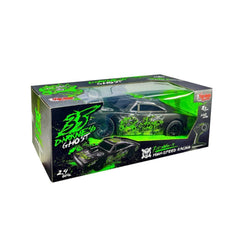 Nessiworld SC-S8206 Remote Control Full Function 2.4G Charging 10 Black Monster Car -Vardem