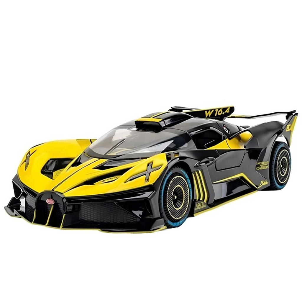 Voiture Lamborghini en métal NessiWorld dans une boîte transparente