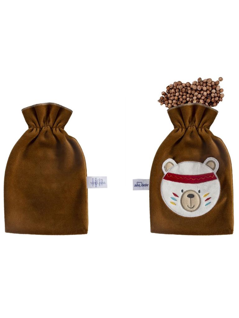 Nessiworld Nessiworld Sevi Baby Carminative Cherry Pit Cushion ART-687 Coffee