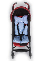 Nessiworld Stroller and Car Seat Cushion ART-8376 Blue Star