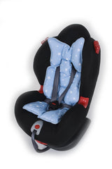 Nessiworld Stroller and Car Seat Cushion ART-8376 Blue Star