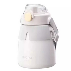 Bouteille isotherme en acier Shotay Hippo de NessiWorld, 900 ml, 8077