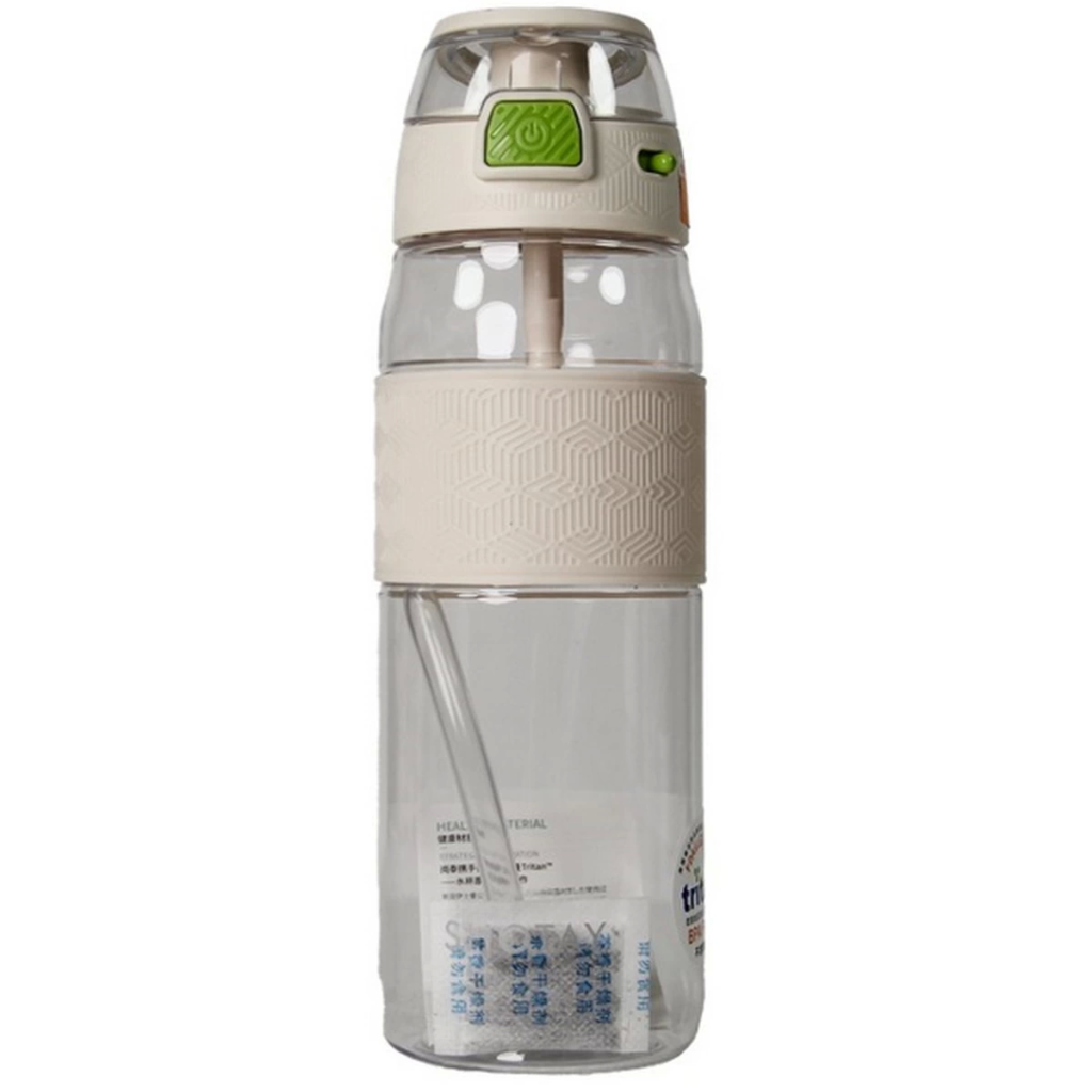 Nessiworld Shotay Transparent Lid Striped Tritan Water Bottle 800 ml