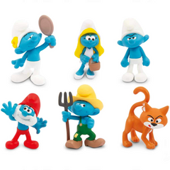 NessiWorld SmurfsFigureSetPUF14000