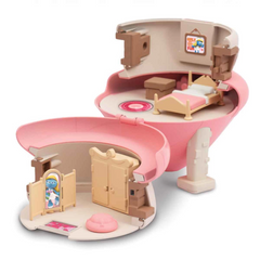 NessiWorld SmurfsSmurfetteHouseGameSetPUF20000