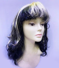 NessiWorld Black Gold Color Dracula Vampire Witch Wig Party Wig