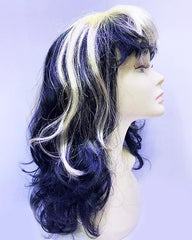 NessiWorld Black Gold Color Dracula Vampire Witch Wig Party Wig