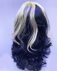 NessiWorld Black Gold Color Dracula Vampire Witch Wig Party Wig
