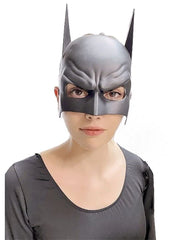 NessiWorld Black Color Child Size Batman Mask with Elastic Back A Quality 20x14 cm