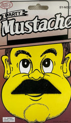 Nessiworld Black Color Realistic Looking Adhesive Gentleman Mustache Fake Hairy Short Mustache Model 5
