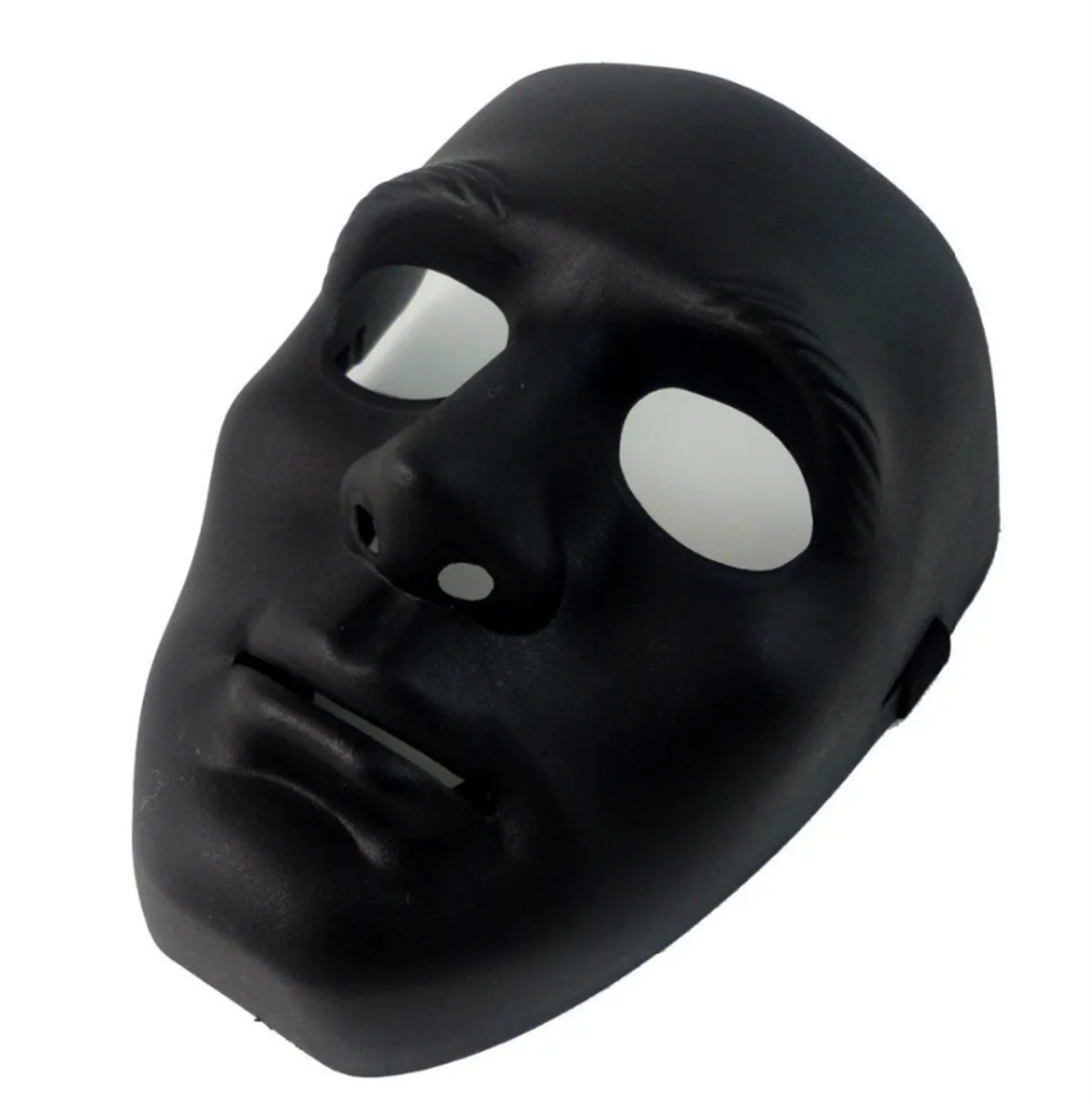 NessiWorld Black Color Hip Hop Anonymous Jabbawockeez Dance Mask 18x19 cm