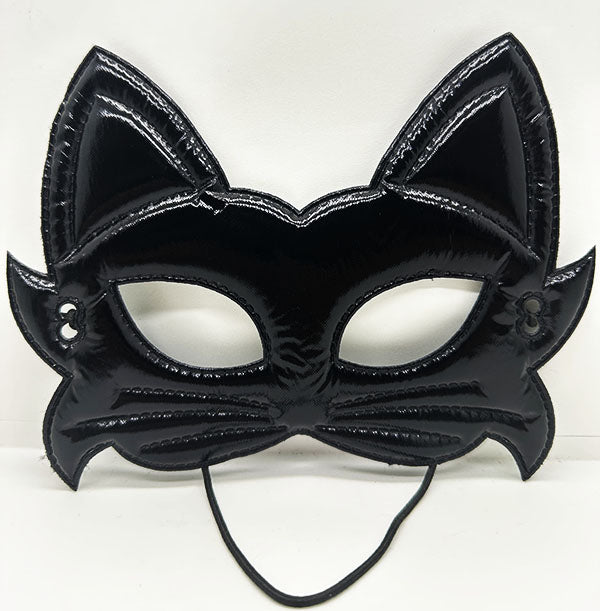 Nessiworld Black Color Fabric Material Eva Cat Mask 19x15 cm