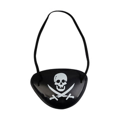 Nessiworld Black Color Skull Printed Plastic Pirate Eye Mask Pirate Eye Patch