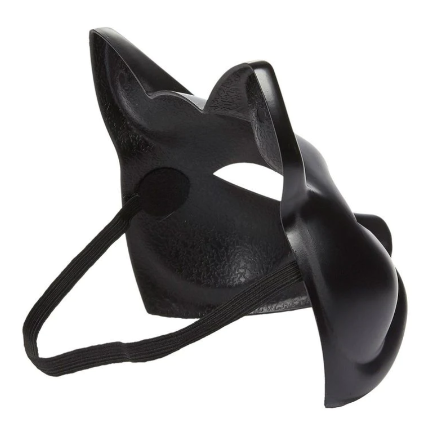 Masque de luxe pour chat Nessiworld de couleur noire 12x13 cm