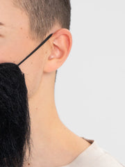 Ensemble de fausses barbes et moustaches Nessiworld de couleur noire