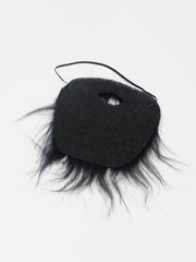 Ensemble de fausses barbes et moustaches Nessiworld de couleur noire