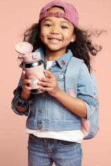 Nessiworld Skip Hop Zoo Stainless Steel Straw Bottle 350 ml Rainbow