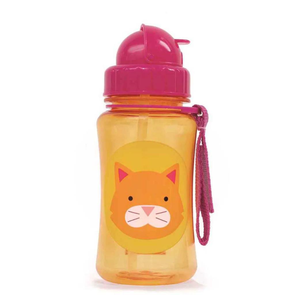 Bouteille d'eau en paille Nessiworld Skip Hop Zoo Chat