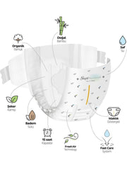 Nessiworld Sleepy Bio Natural Baby Diaper Gross Package 2 Size 3-6 Kg 100 Pieces