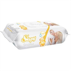Lingettes humides Nessiworld Sensitive, 90 pièces